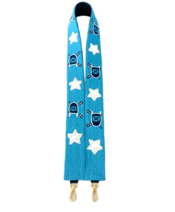 Élégant élégant vert blanc perlé sac à main sangle belle qualité fête accessoire prêt pour l'exportation durable jour du jeu ceintures perlées - Product Image 3