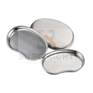 Plateau de rein en métal de plat de rein d'acier inoxydable d'hôpital de Surgiright - Product Image 2