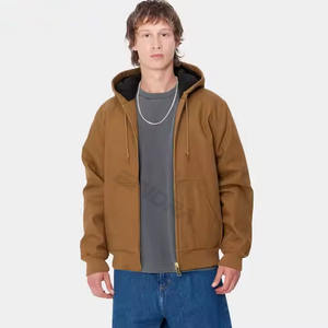 แจ็กเก็ตผ้าแคนวาสสำหรับผู้ชายและผู้หญิงเสื้อทำงานผ้าฝ้าย100% ออกแบบได้ตามที่ต้องการสำหรับทุกเพศฤดูหนาว - Product Image 3