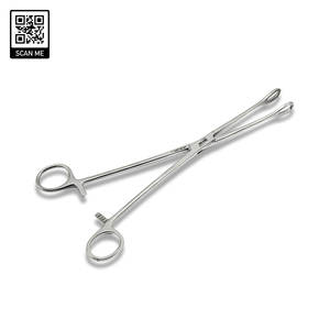 Pinzas de Esponja Foerster de Alta Calidad, Acero Inoxidable, 25 cm, Rectas, con Mordazas Dentadas, Autoclavables, Duraderas, Juego de Instrumentos Quirúrgicos con Certificación CE - Product Image 5