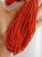 Perles de corail rouge puissantes et magnifiques, de formes multiples, fabriquées à la main, de luxe traditionnel, qualité supérieure, certifiées IGI, pour la fabrication de bijoux