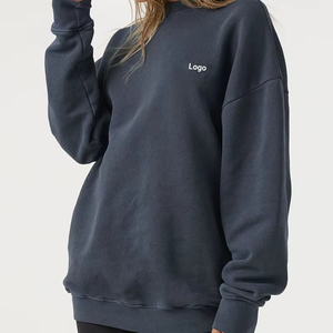 Sudadera Deportiva Informal Extra Grande de Algodón para Mujer con Bolsillos Tipo Canguro, Logotipo Personalizado y Estampado, Ropa de Estar con Capucha - Product Image 2