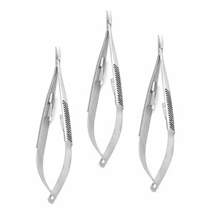 Meilleure qualité 3 pièces Castroviejo porte-aiguille 5.5 pouces droit avec serrure porte-aiguille chirurgicale pince - Product Image 5