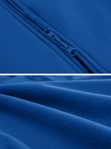 Veste Softshell pour homme, coupe-vent, à capuche, polaire, imperméable, pour sports d'hiver en plein air, veste Softshell à capuche pour homme - Product Image 6