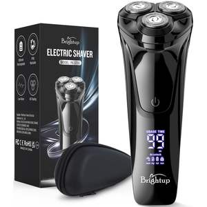 Afeitadora Eléctrica Inalámbrica con Carga Rápida Tipo-C (IPX7), Recortadora Extraíble, Afeitadora Rotatoria Húmeda/Seca para Rostro, Rendimiento Suave, Ideal para Viajes - Product Image 3