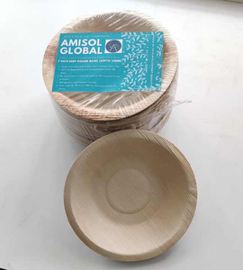 La mejor calidad Sumkoka ISO plato de papel de comida de restaurante desechable compostable 6 7 9 10 pulgadas plato de bagazo para fiestas - Product Image 1