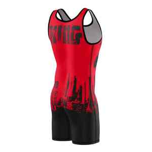 Singlet de Lucha Personalizado por Sublimación para Hombre y Niña, Ropa Deportiva Cómoda, Body para Lucha - Product Image 3