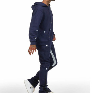 Ensemble de survêtement de jogging pour homme, tenue d'entraînement athlétique, respirante, pour la course à pied, la salle de sport, le fitness, vêtements décontractés - Product Image 4
