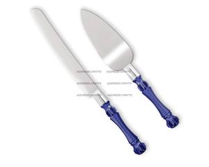 Meilleure vente en acier inoxydable acrylique poignée écologique lave-vaisselle gâteau serveur pour fête de mariage anniversaire célébration gâteau - Product Image 4