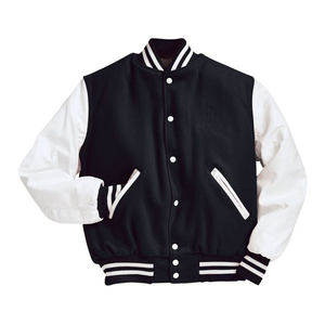 Varsity Jacket Chaqueta de béisbol Mejor calidad Hecho a medida Hombres Letterman Jacket Hombres 100% Algodón Stand Collar Quick Dry - Product Image 5