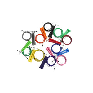 Cuerda de alta velocidad y rápida, cuerda para saltar, cuerda para saltar para Fitness, bolsa negra, juego, artículo de PVC de acero al mejor precio - Product Image 4