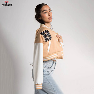 Top Trending Chenille Patches Varsity Jacket Outdoor Winter Vintage Streetwear College Letterman Baseball Bomber Jacket - Product Image 3