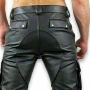 กางเกงคาร์โก้หนังลำลองน้ำหนักเบาสำหรับผู้ชาย เอวกลาง ระบายอากาศได้ดี เหมาะสำหรับฤดูหนาว ชุดกีฬา ลดราคา ขายส่ง - Product Image 6