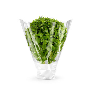 Sacs en plastique personnalisables 30 microns 1 mm de largeur PP Coex Plan Emballage pratique étanche à l'humidité pour plantes fleurs 1 côté Micro - Product Image 1
