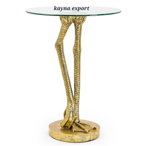 Table d'appoint moderne de luxe, mobile, décorative, en acier inoxydable, design en forme de diamant, plateau en métal, table basse, meubles de salon - Product Image 5