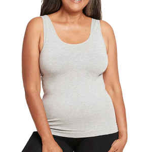 High Quality 100% Cotton Breathable Quick Dry O-Neck Sleeveless <b>Summer</b> <b>Tank</b> <b>Tops</b> for Women - Product Image 1