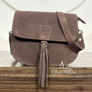 Best-Selling Famous Brands Luxury Large Capacity Handbag for Women's Genuine Suede Leather Designer Crossbody Bag & Tassel Purse - Product Image 1