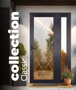 Cadre de porte moderne en PVC uPVC | Porte insonorisée étanche sans panneau - Product Image 2