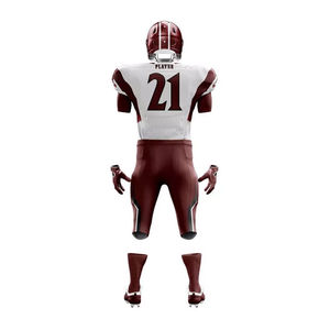 Conjunto de Uniforme de Fútbol Americano de Grado Profesional, Ligero, de Poliéster de Secado Rápido para Adultos - Product Image 3