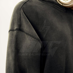 Basics Made in Pakistan Sudaderas con capucha de lana informal de invierno sólido para hombres Servicio OEM Último diseño - Product Image 5