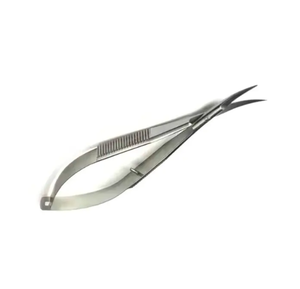 Ciseaux à ressort en acier inoxydable avec logo personnalisé pour l'extension des sourcils Finition argentée Poignée lisse Incurvé Sharp Beauty Personal Care - Product Image 5