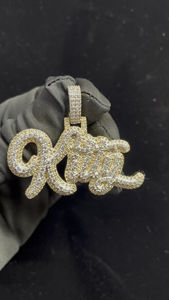 Colgante de Diamante Moissanita Más Vendido con Plata de Ley 925 y Piedra de Corte Brillante para Fiestas y Regalos de Joyería - Product Image 3