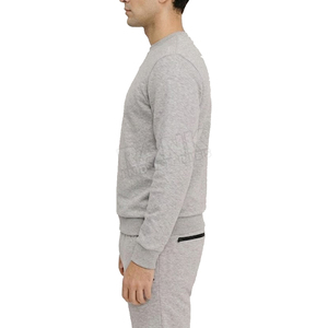เสื้อสเวตเชิ้ตผู้ชายผ้าคอตตอนผสม แขนยาว ทรงหลวม สวมใส่สบายๆ - Product Image 4