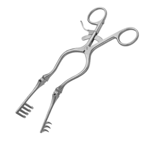 Écarteur de retenue personnalisé Sharp Beckman Adson Self Retractor 4x4 Prongs 31.5 Cm Rétracteur en acier inoxydable - Product Image 4