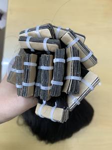 Cinta sin procesar en cabello humano, vietnamita y camboyano Extensión de cabello ondulado crudo directo de fábrica - Product Image 4