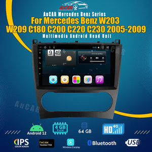 AuCar 12,3 ''Android 12 Автомобильный мультимедийный стерео плеер для Mercedes Benz W203 W209 <span class=keywords><strong>C180</strong></span> C200 C220 C230 2005-2009 <span class=keywords><strong>GPS</strong></span> навигация - Product Image 3
