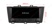 Lecteur multimédia automobile Android MEKEDE, système de navigation stéréo avec bouton, 10,26 pouces, pour Subaru Legacy Outback 2015-2018
