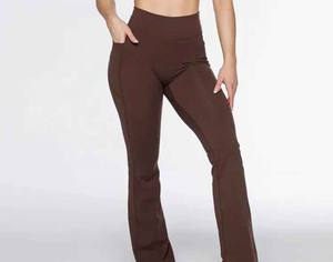 Ensemble de yoga de sport pour femmes Leggings évasés à taille haute pour la gym et les entraînements de fitness actifs - Product Image 6