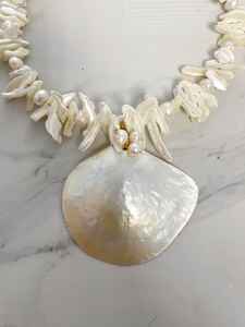 สร้อยคอลูกปัดมุกธรรมชาติลูกปัดเรียบ8มม. เครื่องประดับโชคเกอร์กำหนดขนาดเองได้ - Product Image 4