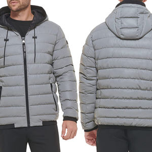 Custom Made <b>Top</b> Notch <b>Men's</b> Puffer Jackets New Arrivals Quilted Design Winter Hooded Jackets for <b>Men</b> with Zipper Closure - Product Image 3