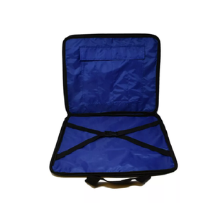Quality Lightweight Genuine <b>Leather</b> Duffel Travel <b>Bag</b> with Zipper Closure <b>Soft</b> Case Polyester Lining for Masonic Apron Holder - Product Image 1