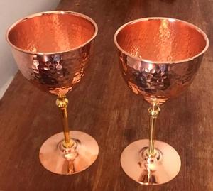 Premium Quality Luxury Metal Glass Hammered Design Custom Function Copper PC Material Serving Chilled Beer Wine Bar <b>Accessories</b> - Product Image 2