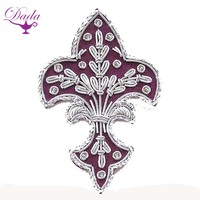 Patchs brodés de luxe en feutre non tissé de 1 cm à coudre, avec strass, sur mesure, avec épingle de sûreté, accessoires vestimentaires pour jeans
