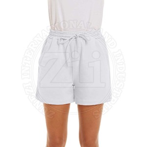 Shorts Casuales de Mujer de Alta Calidad, Transpirables y Ecológicos, con Cordón, Logotipo Personalizado, Color Sólido, Estilo Veraniego, Secado Rápido - Product Image 1