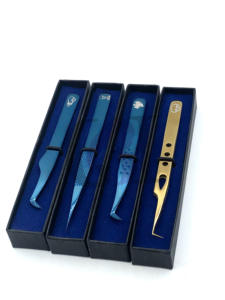 Pince à épiler professionnelle GETUP BROSONS IMPEX GBI-EET-2513 de différentes couleurs, spéciale Halloween, pour extensions de cils - Product Image 6