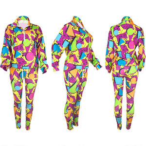 Slim Fit <b>Ladies</b> Fitness <b>Track</b> <b>Suits</b> Customizable New Design Printed Sublimation Workout Clothing Hot Sale Women's Winter Fitness - Product Image 5