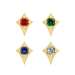 Pendientes de Plata de Ley 925 con Baño de Oro y Piedras Preciosas de Cuarzo Cristal Natural, Modernos, para Aniversario de Bodas, para Mujer - Product Image 5