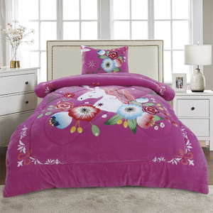 Set Copripiumino e Federe in Cotone Spesso con Motivo Geometrico a Cartoni Animati Re e Regina, Tecnica Tessuta, per Letto Matrimoniale e Nuziale - Product Image 2