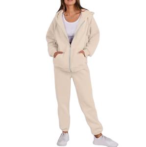 Conjunto Deportivo Personalizado OEM para Mujer, Diseño 2 en 1 con Cuello en V, Tejido Transpirable y Elástico en Cuatro Direcciones, Ropa Deportiva Urbana para Otoño - Product Image 6