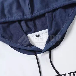 2025 nueva llegada de alta calidad 100% algodón poliéster Unisex chándales con capucha patrón sólido elementos esenciales de invierno característica transpirable - Product Image 4