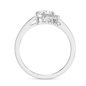 แหวนหมั้นเพชรแบบครึ่งรัศมีครึ่งวงสำหรับผู้หญิง1.50CT - Product Image 6