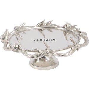 Eye Catching Look Brass Antique Finished High Standard Quality Metal Made Tree Designer 4 <b>Tier</b> Wedding Luxury <b>Cake</b> <b>Stand</b> - Product Image 3