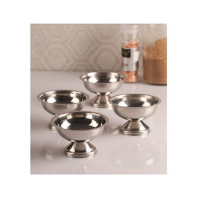 Tasse à glace en acier inoxydable pour magasin de forme ronde et bol de fruits décoratif produit de gros - Product Image 1