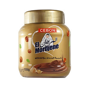 Vente en gros CEBON El Mordjene Pâte à tartiner aux noisettes 700g, à base de noisettes grillées, de sucre et de poudre de lait écrémé - Product Image 1