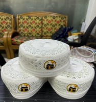 Meilleure qualité musulman prière kufi casquette tricot hommes musulman casquette couleurs vêtements quotidiens hommes musulman religion prière chapeau