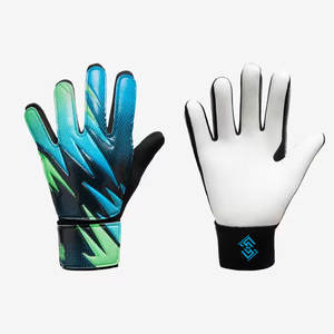Nouveauté, gants de gardien de but professionnels de haute qualité en latex, logo personnalisé, prix de gros, protection des doigts, fermeture antidérapante - Product Image 1
